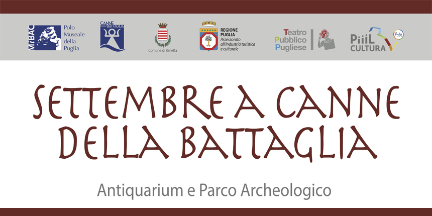 CANNE della battaglia 8 settembre 2018 teatro pubblico pugliese