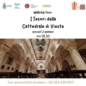 locandina walking tour i tesori della cattedrale di vieste